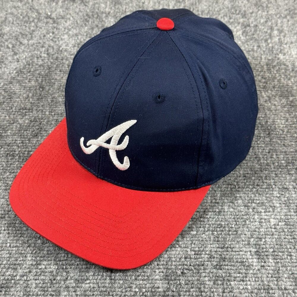 Vintage MLB Atlanta Braves Twins Enterprise Snapback Hat - OSFM